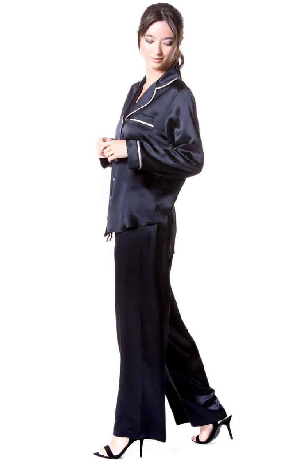 Christine Chloe 2 Piece PJ Set, Kohl/Platinum (CHAR6070)