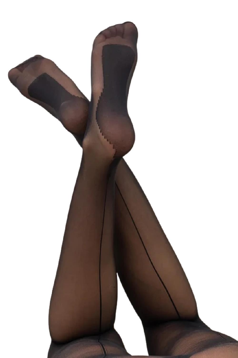 Threads Backseam Sheer Black Tights (BCKSEAM)